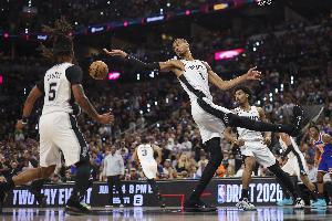 今年季后賽馬刺22歲及以下球員一共貢獻1325分 創NBA歷史紀錄