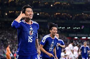 開場4分鐘！鐮田大地攻入日本隊史世界杯比賽最快進球
