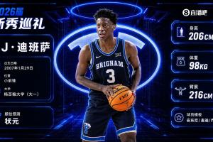 實至名歸?NBA選秀大會：奇才用狀元簽選中AJ·迪班薩