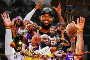 八年時(shí)光！ESPN曬海報(bào)致敬詹姆斯湖人生涯：這段旅程真是精彩