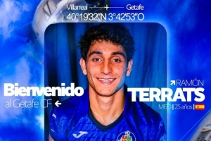 官方：赫塔費簽下比利亞雷亞爾25歲中場拉蒙·特拉茨，合同至2029