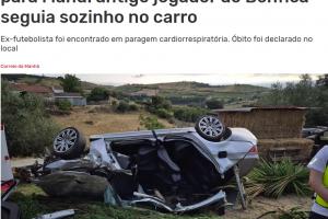 年僅43歲，葡媒：國安前外援馬努車輛失控側翻，當場被宣布死亡
